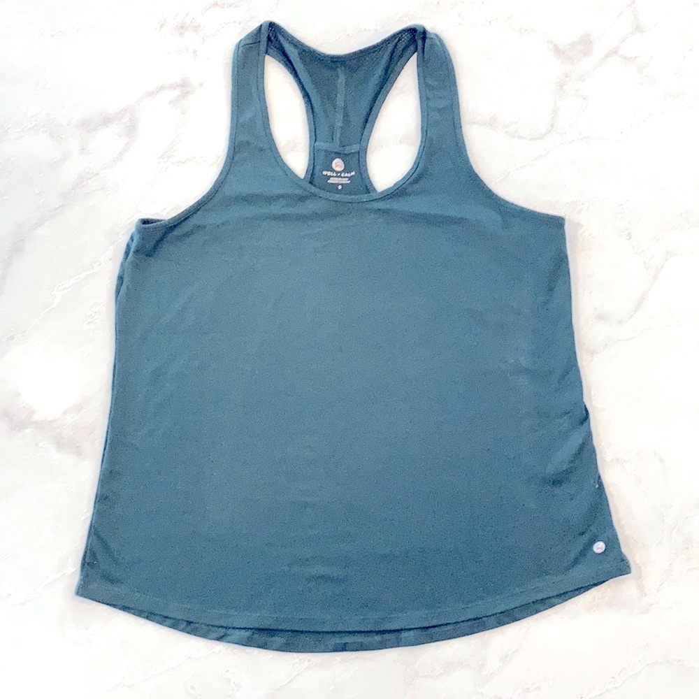 Well calm teal work out tank size small
